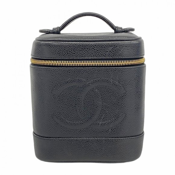 Chanel vanity bag in caviar skin, black, for women - Picture 1 of 11